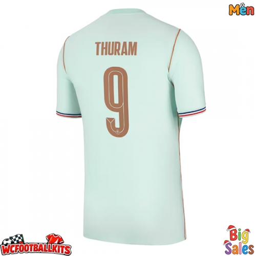 France Marcus Thuram #9 Replica Away Stadium Shirt World Cup 2026 Short Sleeve